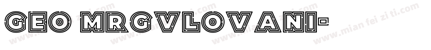Geo Mrgvlovani字体转换